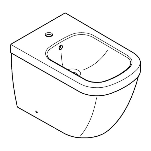 Напольное биде с гигиеническим покрытием Grohe Euro Ceramic 39340 00H (3934000H)
