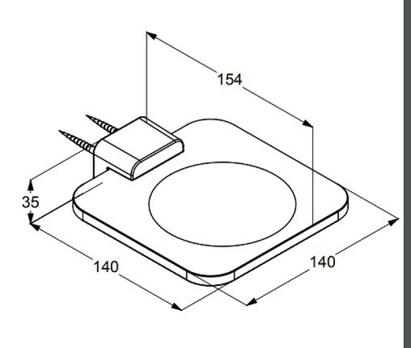 Мыльница Kludi E2 4998505