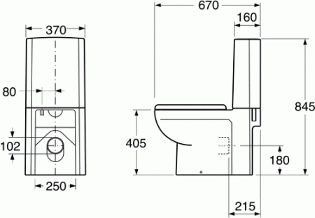 Унитаз Gustavsberg ARTic (4310) GB114310301231