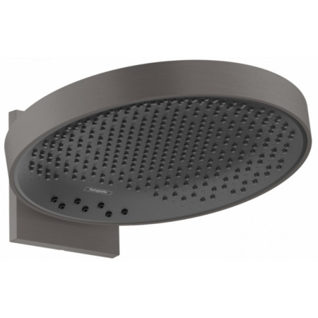 Верхний душ с кронштейном Hansgrohe Rainfinity 360 3jet 26234340 шлифованный черный хром