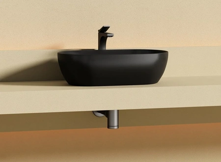 Раковина накладная (50х30) Ceramica Nova Twist CN12001MB