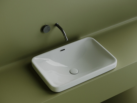 Раковина встраиваемая сверху (60,5х41,5) Ceramica Nova ELEMENT CN5041