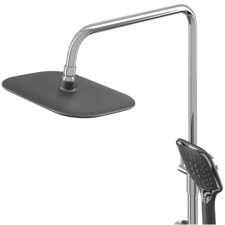 Душевая система Grossman Alba 500.K35.06.100/210 хром с черным