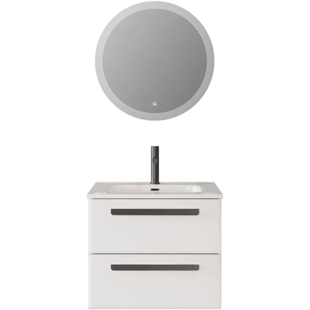 Тумба под раковину Cezares ECO-CER-N-700-2C-SO-BL Bianco Lucido без ручек