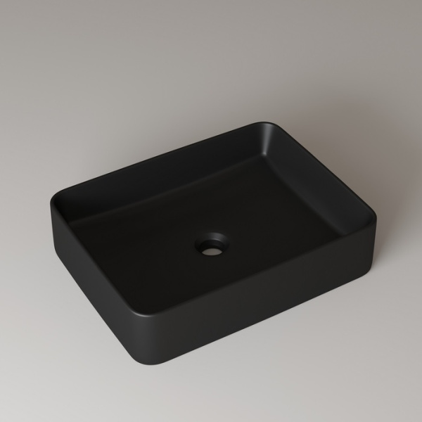 Умывальник накладной Iddis Slide, черный (SLIBM02i27)