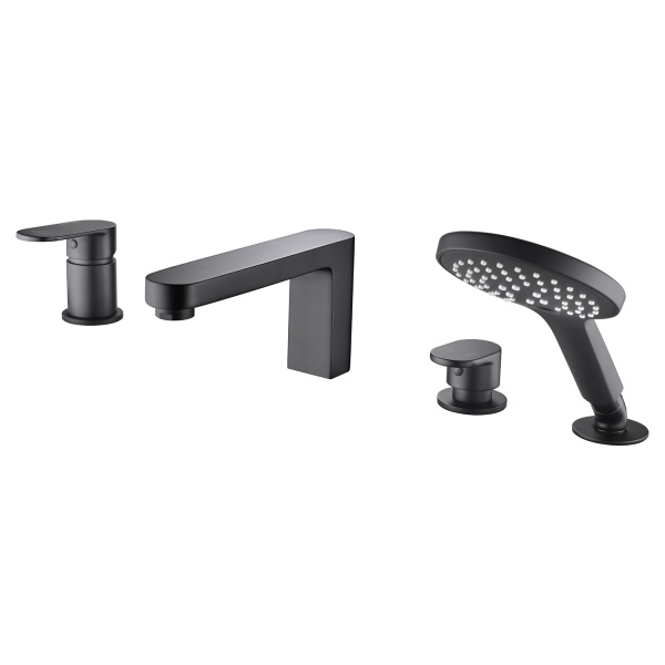 Смеситель на борт ванны, 4 отверстия WasserKRAFT Elbe 7455 Смеситель на борт ванны, 4 отверстия WasserKRAFT Elbe 7455