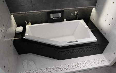 Акриловая ванна RIHO Geta (170x90) левосторонняя B032001005 без гидромассажа