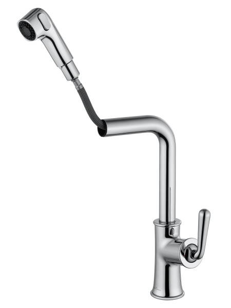 Смеситель для кухни с выдвижным изливом WONZON & WOGHAND, хром WW-88439008A-CR Смеситель для кухни с выдвижным изливом WONZON & WOGHAND, хром WW-88439008A-CR