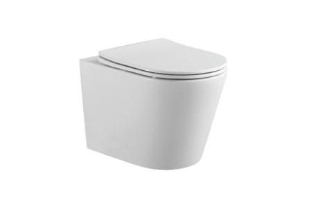 Унитаз подвесной безободковый Aquatek Вега AQ1904T-00 микролифт