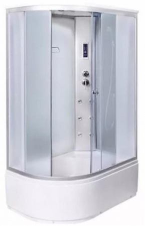 Душевая кабина матовое стекло правая Aqualux AQ-4073GFR Wh