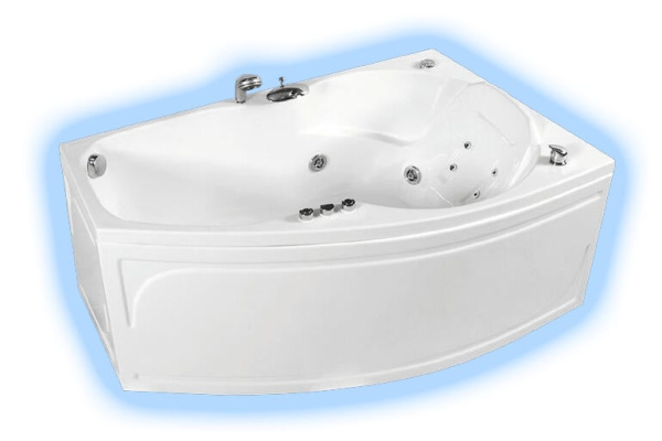 Акриловая ванна Triton БРИЗ 150x95 левая