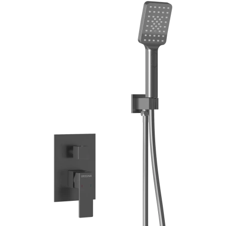 Душевая система скрытого монтажа Grossman Style 501.K35.05.420 графит сатиновый