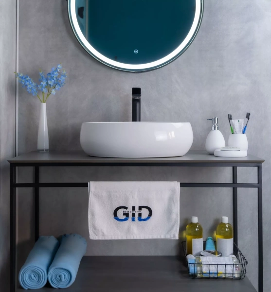 Раковина накладная (48х34) Gid N9030b