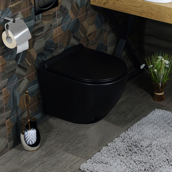 Унитаз подвесной безободковый Melana MLN-1103BM