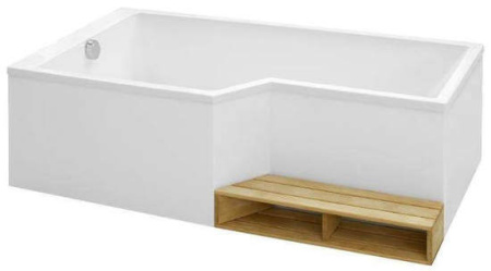 Ванна акриловая (160x90) Jacob Delafon Bain-Douche Neo E6D000L-00