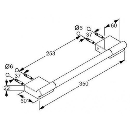 Держатель для полотенец Kludi A-xes 4898105