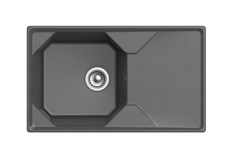 Кухонная мойка GranFest Unique 840L, U-840L графит