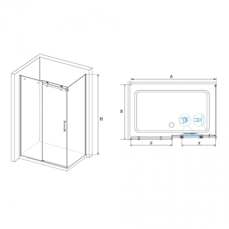 Душевой уголок RGW LE-41  34124183-11