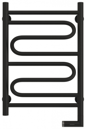 Полотенцесушитель Электрический Cунержа Элегия 2.0 Правый (600x400) Матовый ЧЁРНЫЙ 31-5219-6040