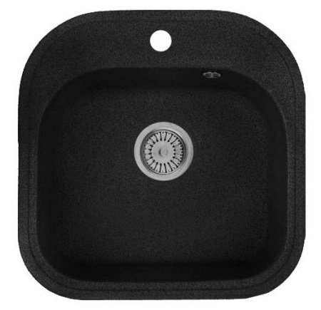 Кухонная мойка Whinstone Эри (А14) черная 41519