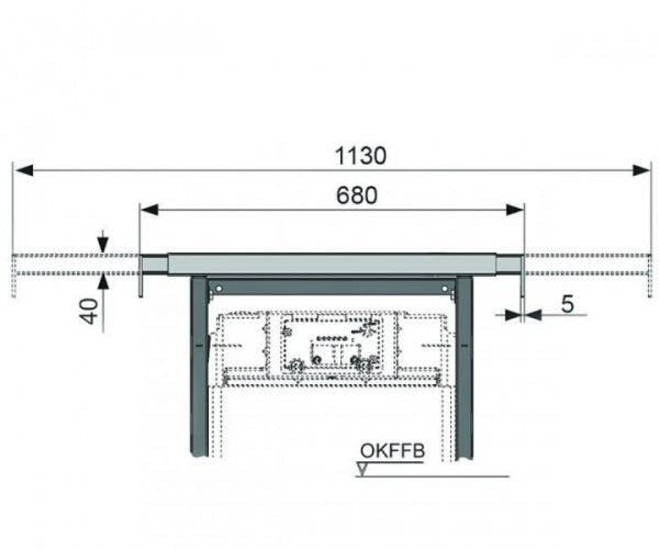 Телескопическое крепление для модуля TECE 9380013
