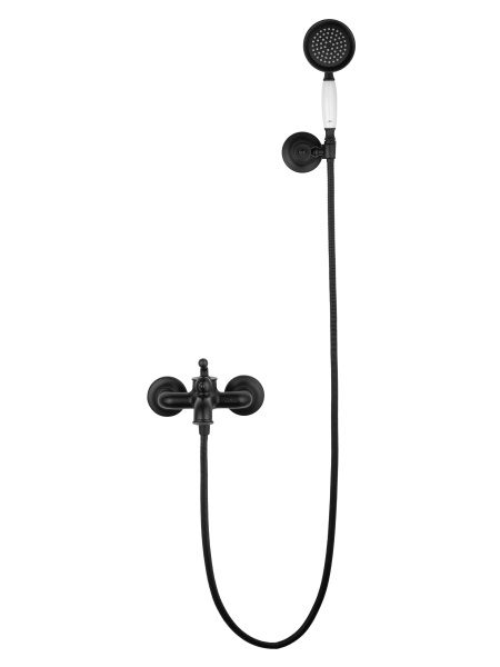 Смеситель для ванны с душем WONZON & WOGHAND STEAM, черный матовый WW-88639008-MB