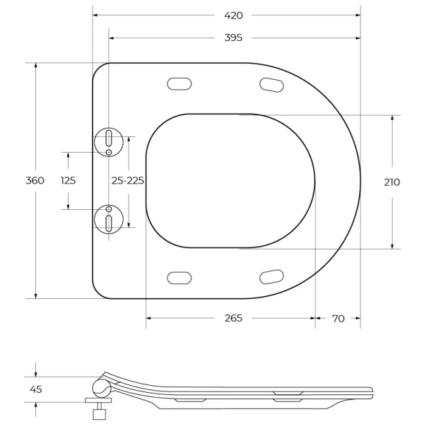 Сиденье для унитаза BelBagno Amanda BB051-2SC с микролифтом, белый