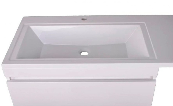 Тумба под стиральную машину подвесная Style Line Даллас СС-00002337 белый