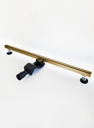 Душевой трап 90 см WONZON & WOGHAND, брашированное золото WW-65409M-BG