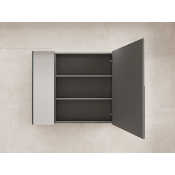 Зеркало-шкаф (100х70) Style Line Лима ЛС-00002343 графит матовый