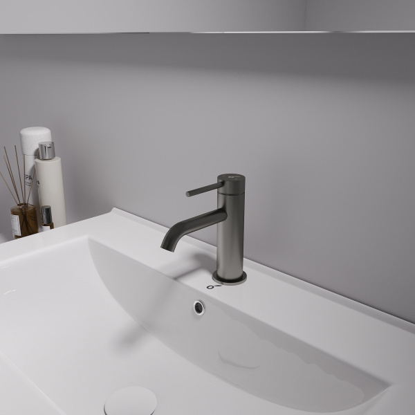 Смеситель для раковины OliveekaOL-88139017-BGM, матовый Черный