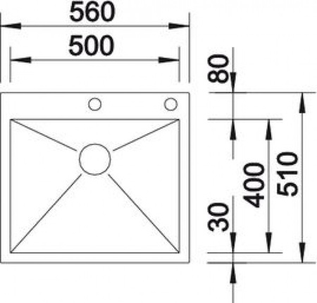 Кухонная мойка Blanco Zerox 500-IF/A 521630