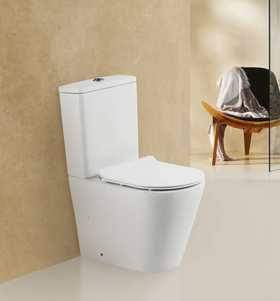 Унитаз напольный безободковый BelBagno FLAY-R BB2149CPR