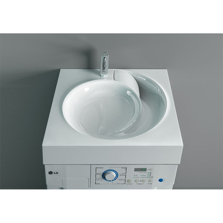 Раковина над стиральной машиной (60х55) Jorno Qopp 4627173210348 с кронштейном