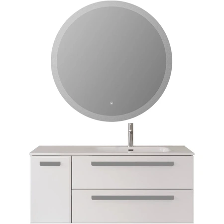 Тумба под раковину Cezares ECO-CER-N-1200-2C-1A-SO-BL-R Bianco Lucido без ручек