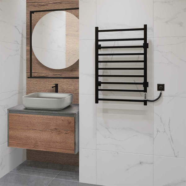 Электрический полотенцесушитель Vincea 50х80 VTD-1LBE