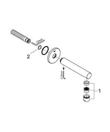 Излив для ванны Grohe Concetto 13280 001 (13280001)