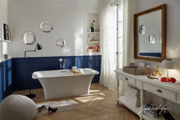 Смеситель напольный для ванны Jacob Delafon Composed E73087-CP Смеситель напольный для ванны Jacob Delafon Composed E73087-CP