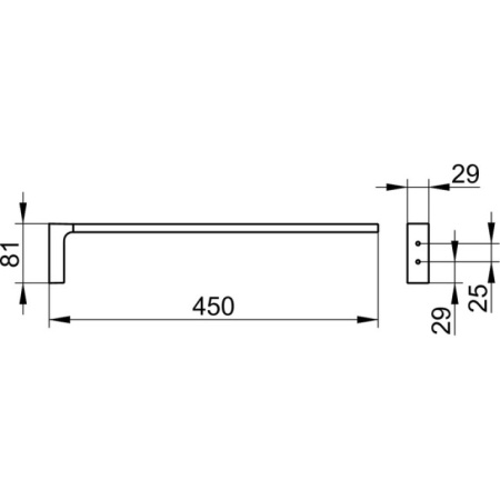 Полотенцедержатель Keuco Edition 11120010000