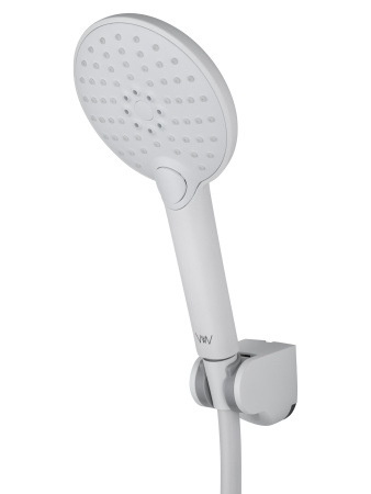 Смеситель для душа с встроенным изливом WONZON & WOGHAND MUSE Corno, белый матовый WW-A30902-MW