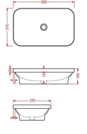 Раковина Artceram Gio Evolution GIL001 01 00bi*0