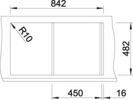 Мойка кухонная Blanco 45 S (полироавнная), 514788