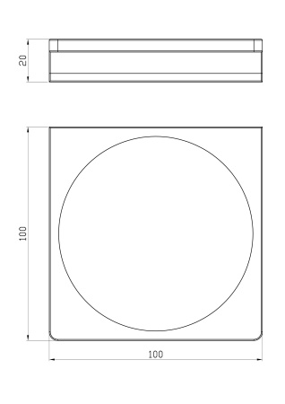 Мыльница с держателем WONZON & WOGHAND ECLIPSE, хром WW-9124-CR