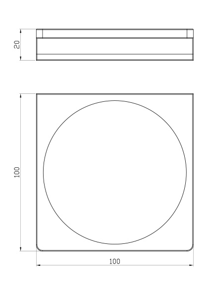 Мыльница с держателем WONZON & WOGHAND ECLIPSE, глянцевое золото WW-9124-LG