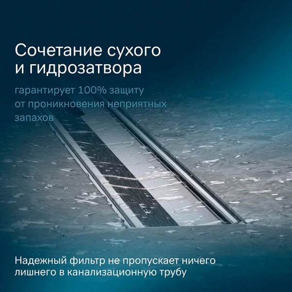 Душевой лоток с щелевой вставкой 60 см Am.Pm MasterFlow W01SC-S11-060-05SB хром матовый