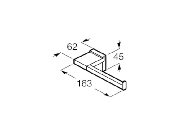Держатель  туалетной бумаги Roca Rubik 816850024
