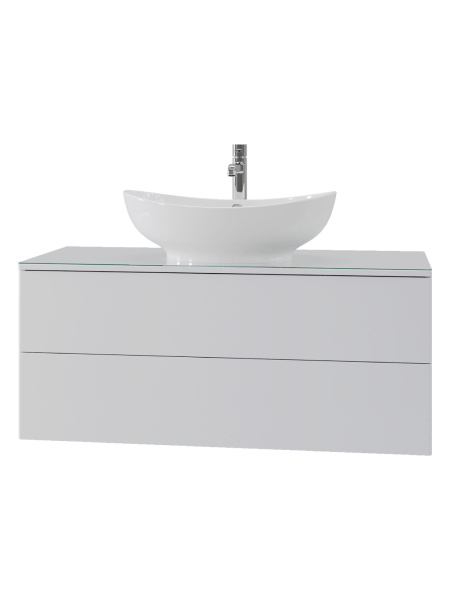 Тумба без раковины подвесная Orange Otto Ot-100TuGLASS столешница стекло/МДФ