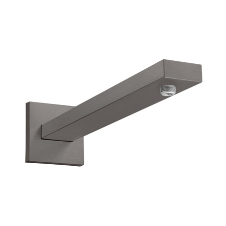 Кронштейн для верхнего душа 38,9 см Hansgrohe Square 27694340 шлифованный черный хром