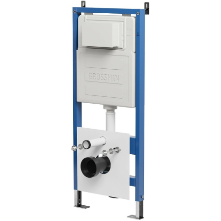 Комплект унитаза с инсталляцией Grossman Classic 97.4411GBLS.04.32M с клавишей смыва