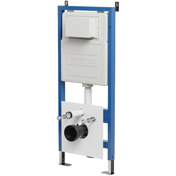 Комплект унитаза с инсталляцией Grossman Pragma 97.4477BMS.03.000 с клавишей смыва